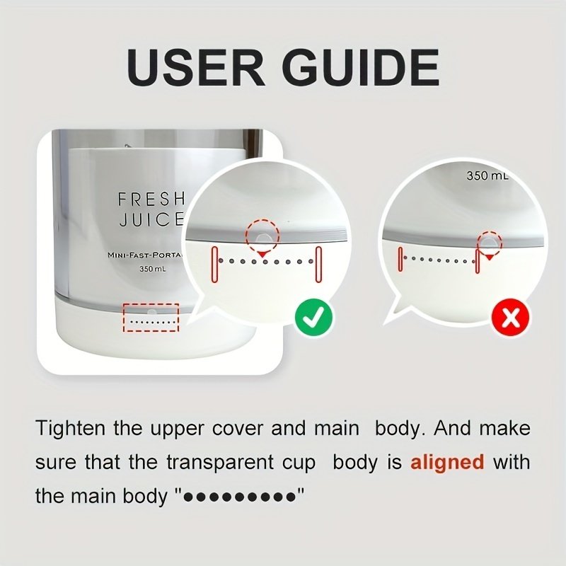 Mini Juice Blender Portable Electric Juicer Bottle 6 Blades Shake Orange Lemon USB Charging Mixer Squeezer Machine - Image 3