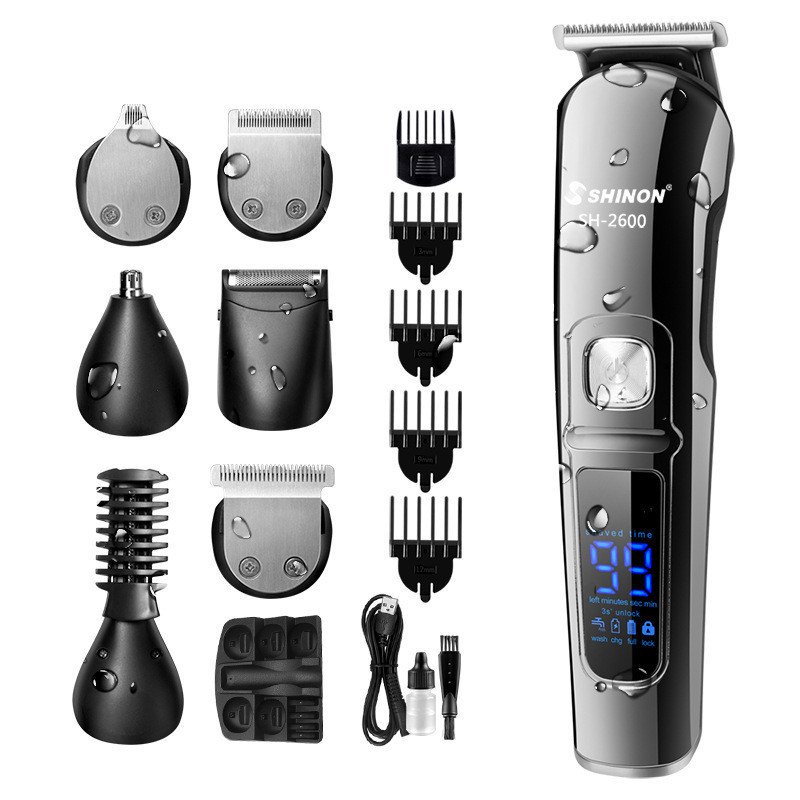Full Body Wash Multifunctional Electric Hair Clipper Set - Image 3