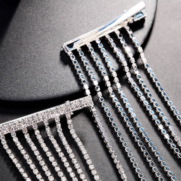 Rhinestone Multi-layer Barrettes Shining Hair Accessories - Image 5