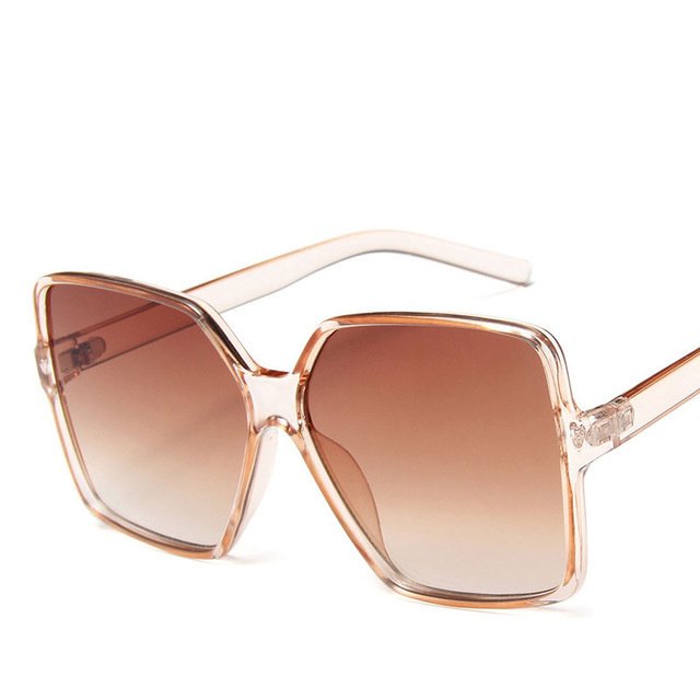 Trendy Sunglasses Fashion Men And Women Big Frame Sunglasses - Image 3
