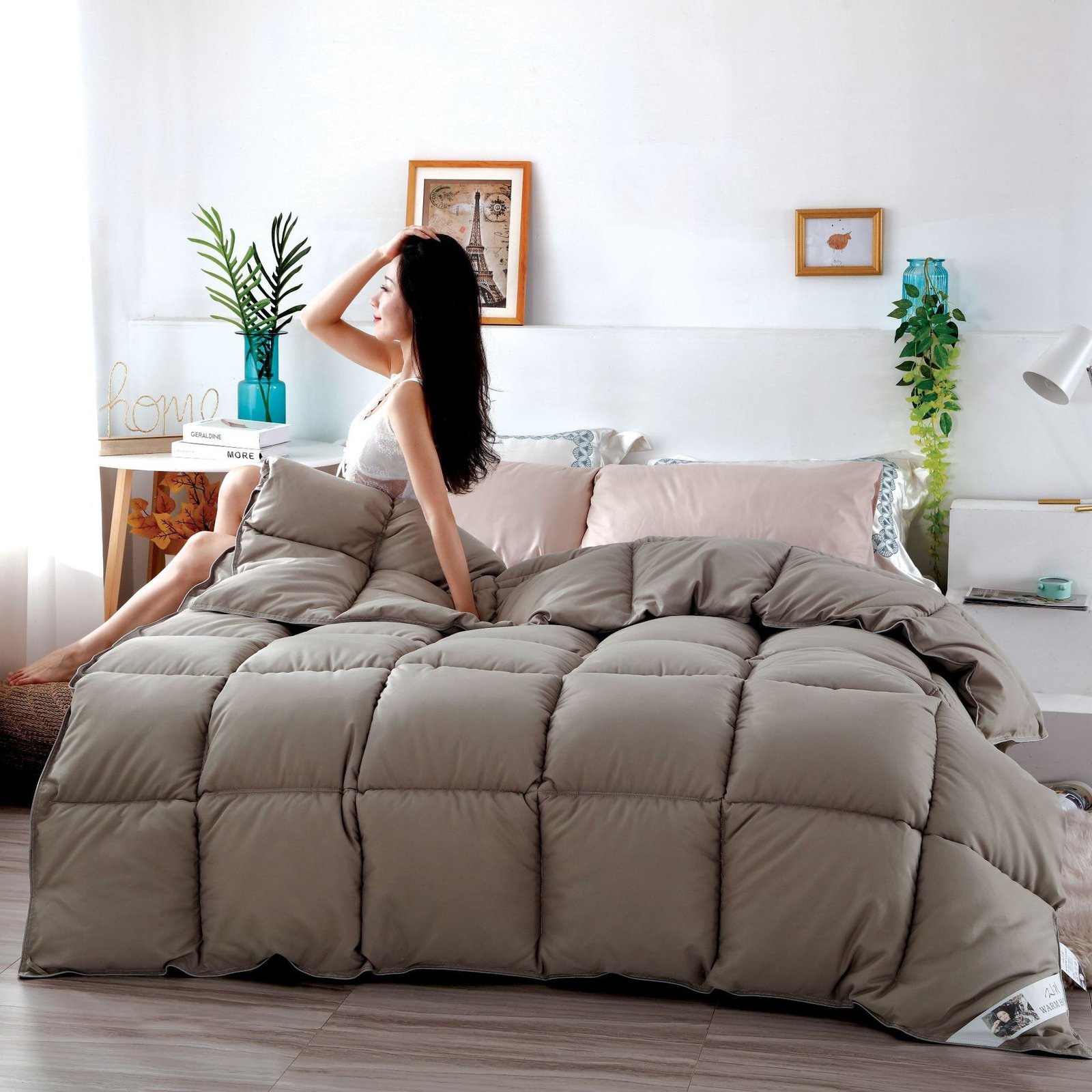 Duvet Quilt For Winter King Queen Twin Size Bedding Handmade - Image 5