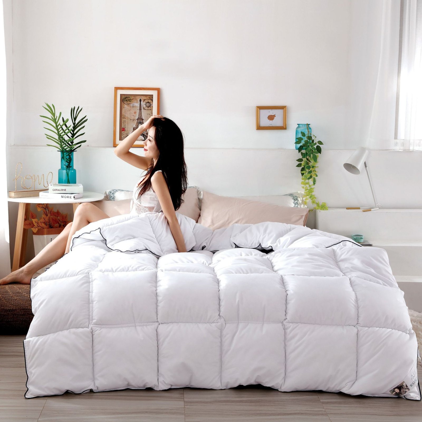 Duvet Quilt For Winter King Queen Twin Size Bedding Handmade - Image 4