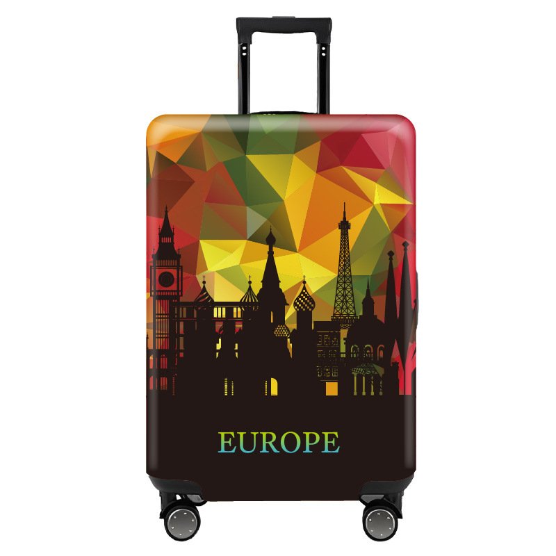 Trendy Unique Suitcase Suite Elastic Case Cover Luggage Protective Cover Travel Trolley Case Dust Cover - Image 6