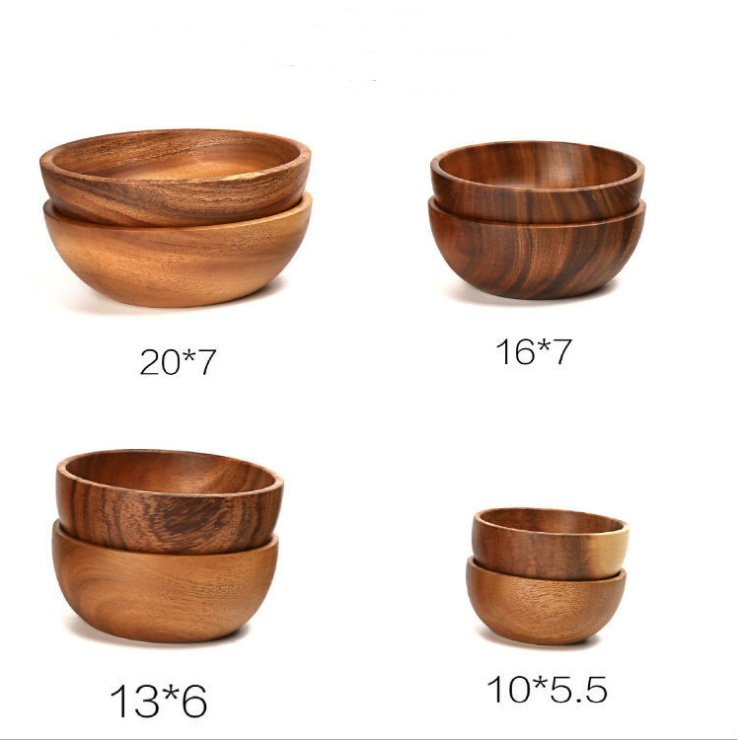 Acacia King Size Salad Bowl - Image 3