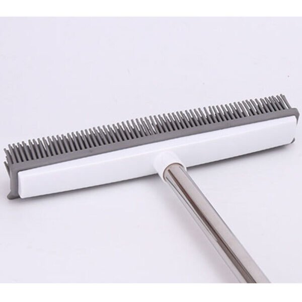 2 In 1 Rubber Broom Brush Pet Hair Remover Bristle Carpet Cleaning Broom UK - Image 7
