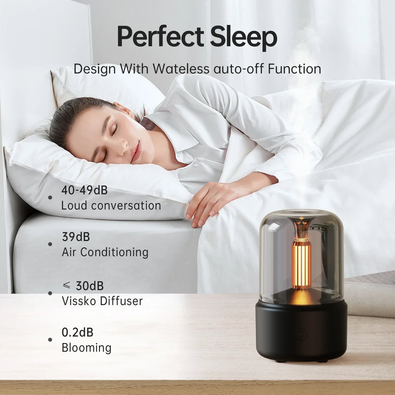Portable Mini Aroma Diffuser USB Air Humidifier Essential Oil Night Light Cold Mist Maker Sprayer For Home Gift Air Two Enhancing Spacecraft Superior Mode Humidifier Rooms, Relaxation Spray - Image 6