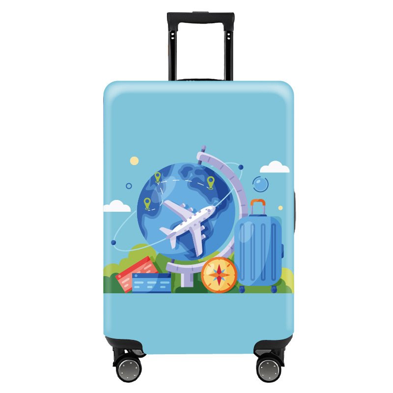 Trendy Unique Suitcase Suite Elastic Case Cover Luggage Protective Cover Travel Trolley Case Dust Cover - Image 8