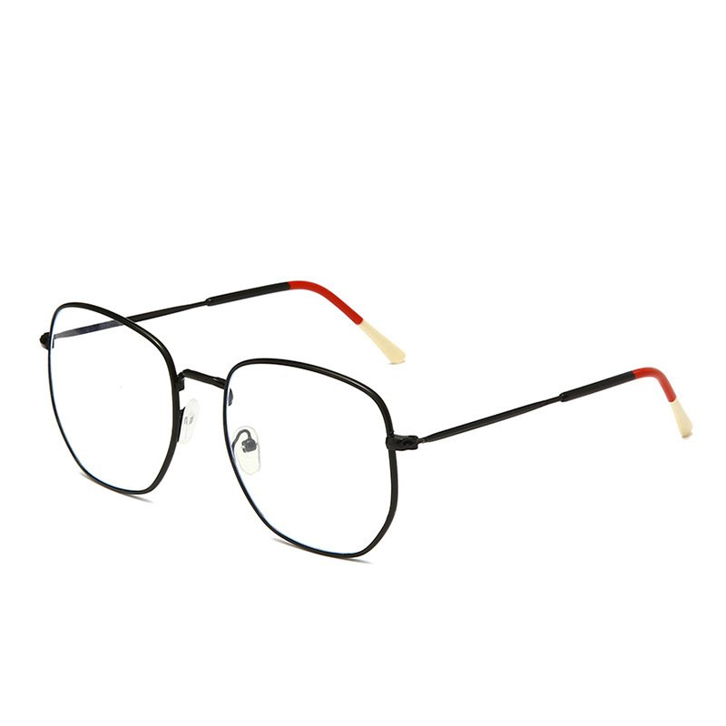 Fashion Men And Women Trend Metal Frame Polygonal Glasses - Image 6