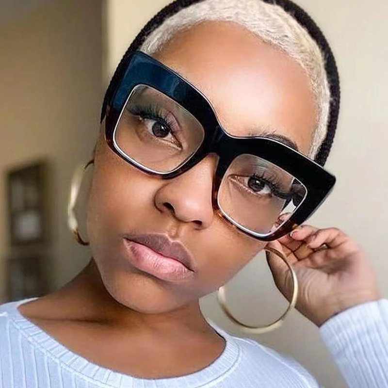 Square Fashion Rice Nail Eye Protection Glasses - Image 7