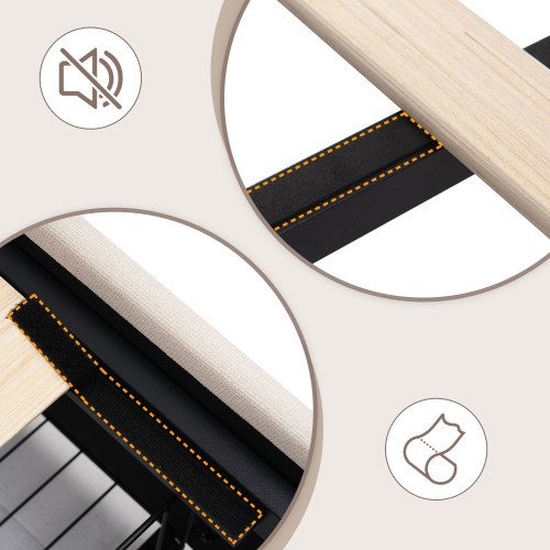 Wooden Storage Bed Bed Frame Size 90cmx200cm - Image 10