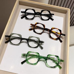 Anti-blue Light Retro Frame Presbyopic Glasses Men Old Reading Glasses