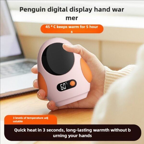 Cute Penguin Hand Warmer For Office And Travel Carrying. Heat Up Quickly And Maintain A Constant Temperature To Keep Warm - Image 5