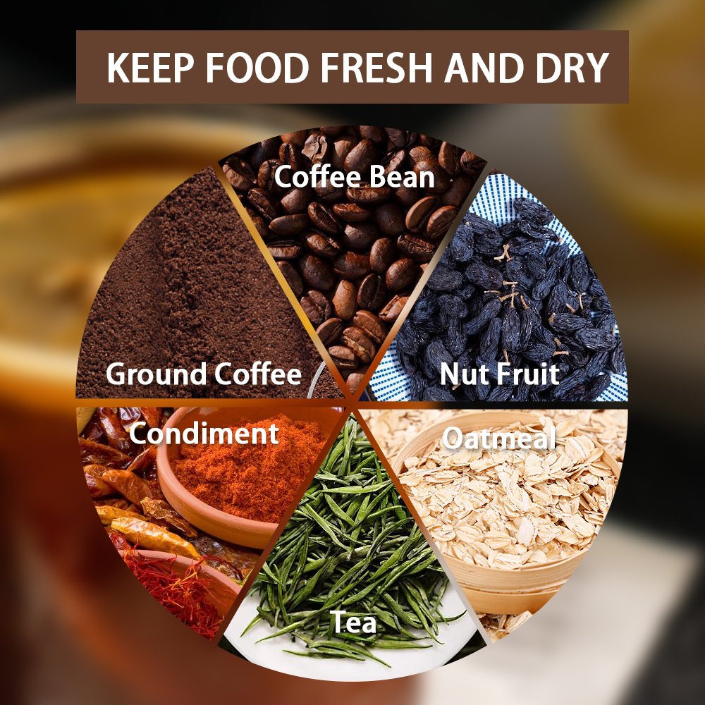 Single Dose Coffee Bean Storage 12 Tubes Multipurpose Portable Coffee Bean Container Cellar with Walnut Wood Display Stand and Funnel 2oz - Image 6