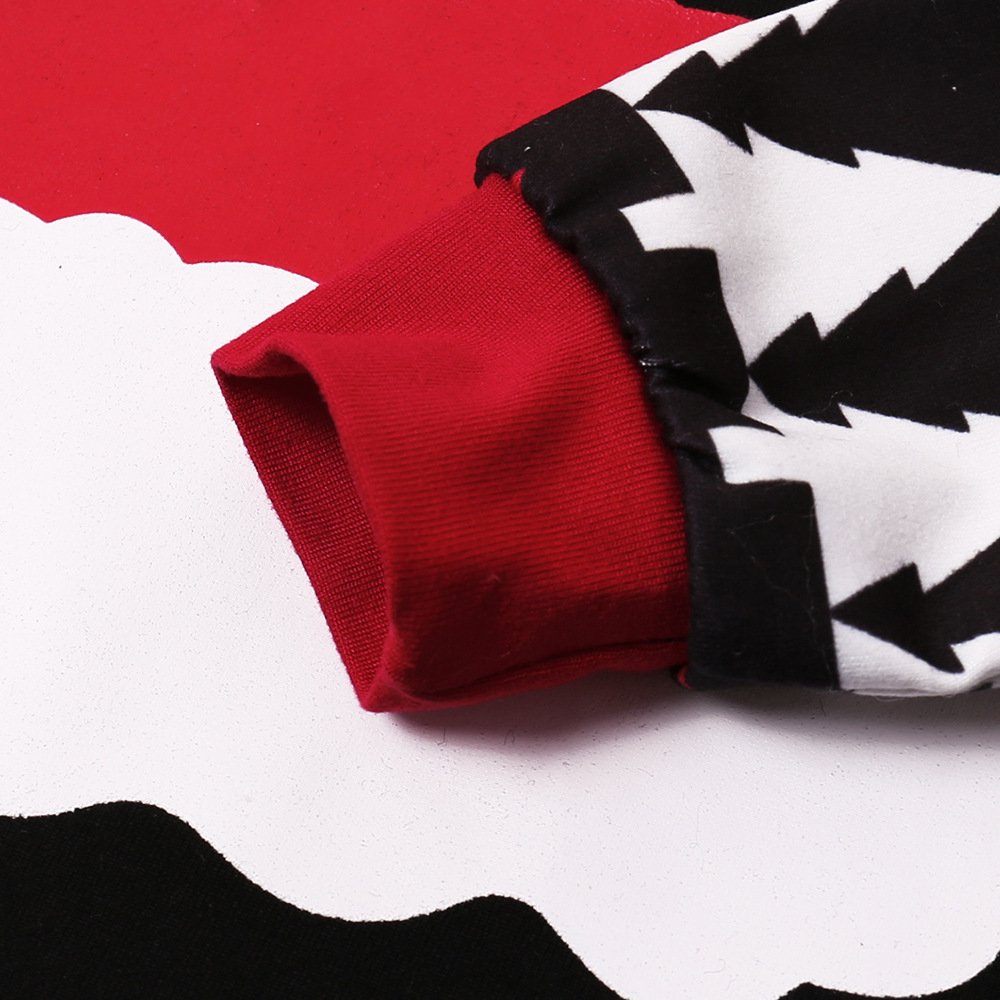 Christmas hat printing suit Christmas home wear pajamas parent-child wear - Image 2