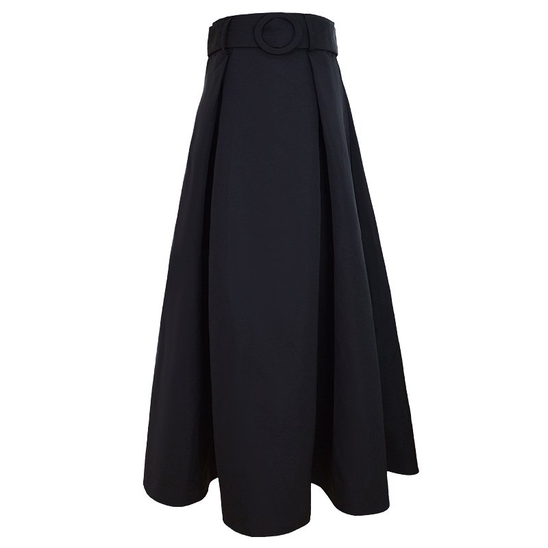 High Waisted Retro Hepburn Style With Thin And Large Wwing Umbrella Skirt - Image 4