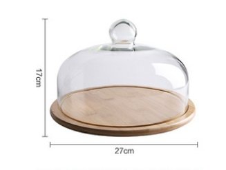 Fruit Tasting Plate With Cover Shop Transparent Glass Cover - Image 4