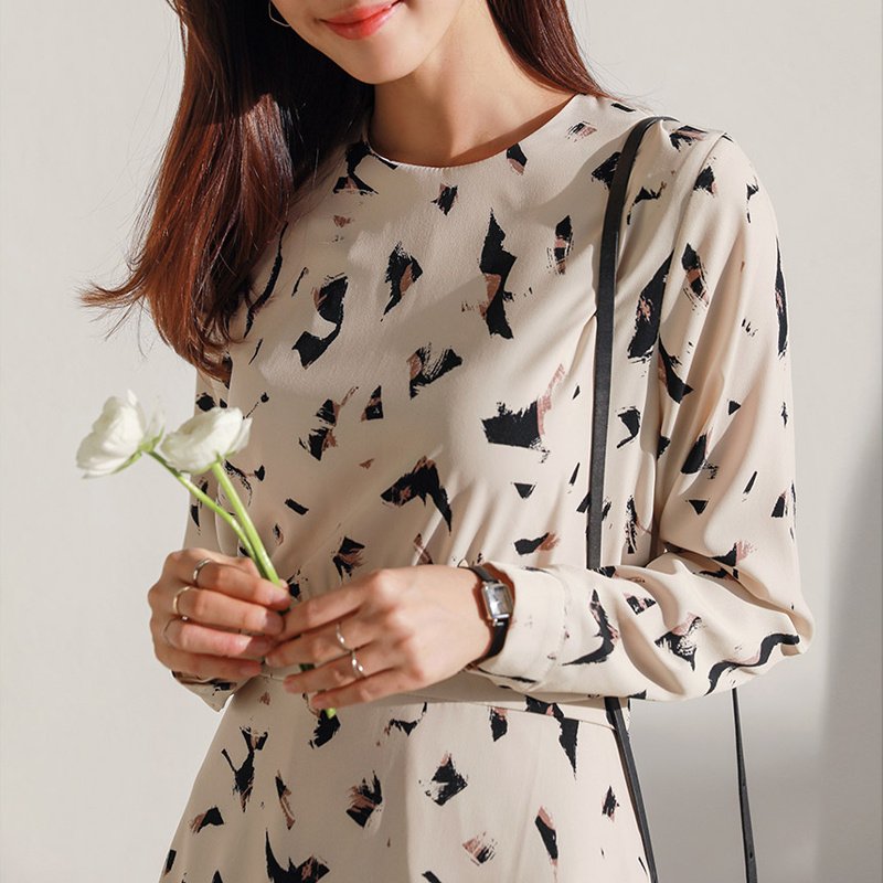 Women's printed dress