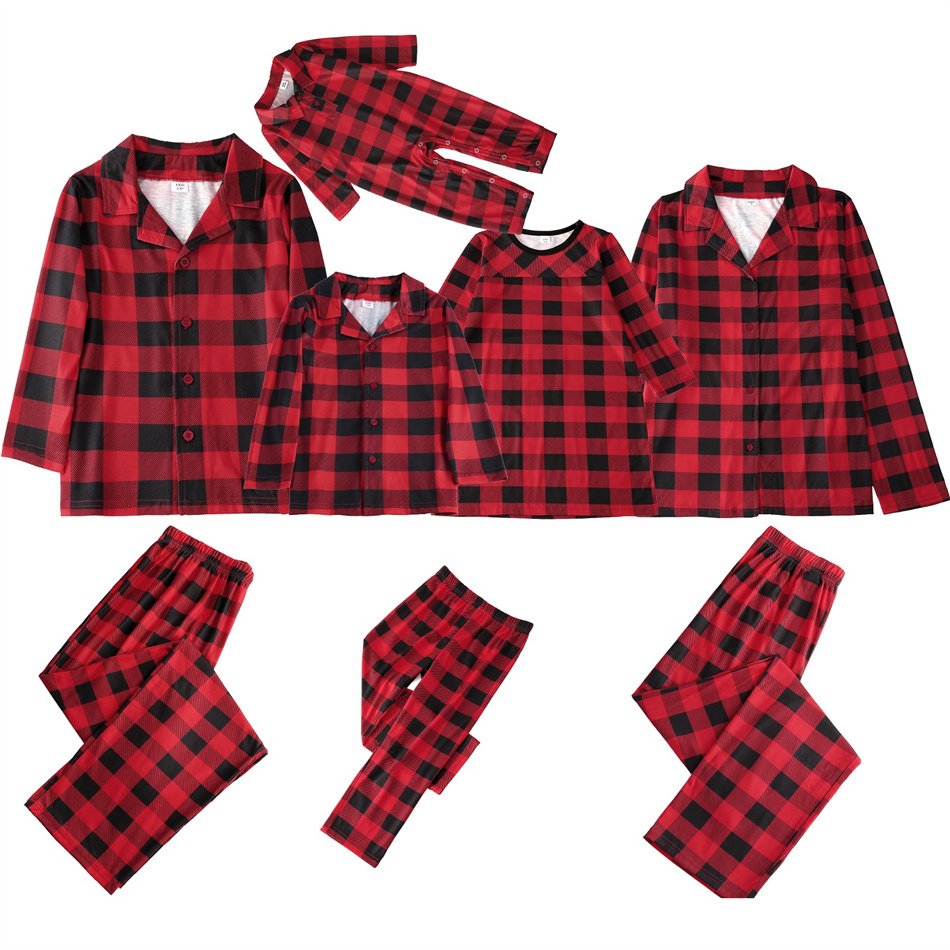 European And American Christmas Parent-child Pajamas Set - Image 4