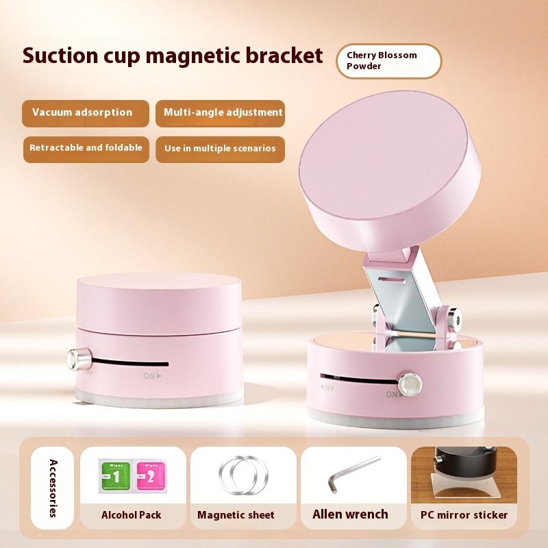 Foldable Magnetic Vacuum Car Phone Holder Foldable Suction Cup With Suction Cup Hands-Free Navigation For Smart Phone - Image 10