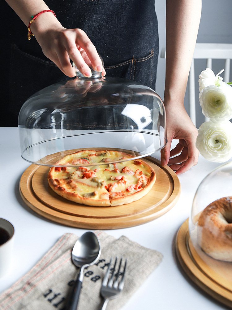Fruit Tasting Plate With Cover Shop Transparent Glass Cover - Image 7