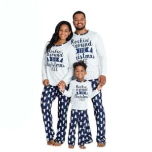 Autumn And Winter New Style European And American Fashion Printed Casual Parent-child Suit