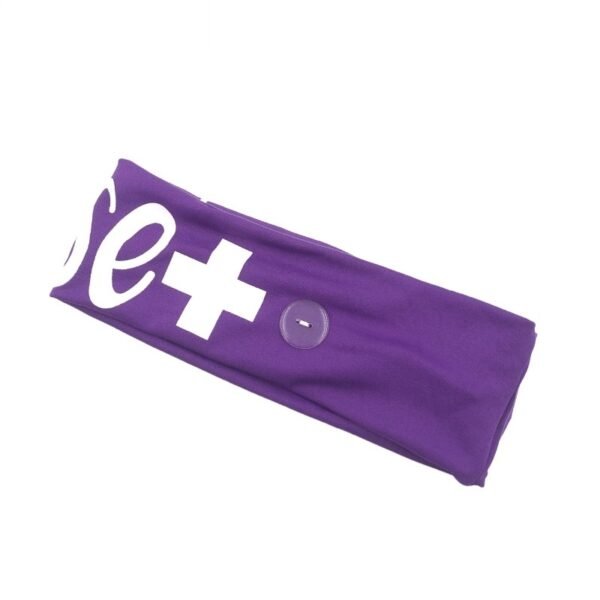 Stretch Milk Silk Nurse Button Mask Hair Band - Image 7