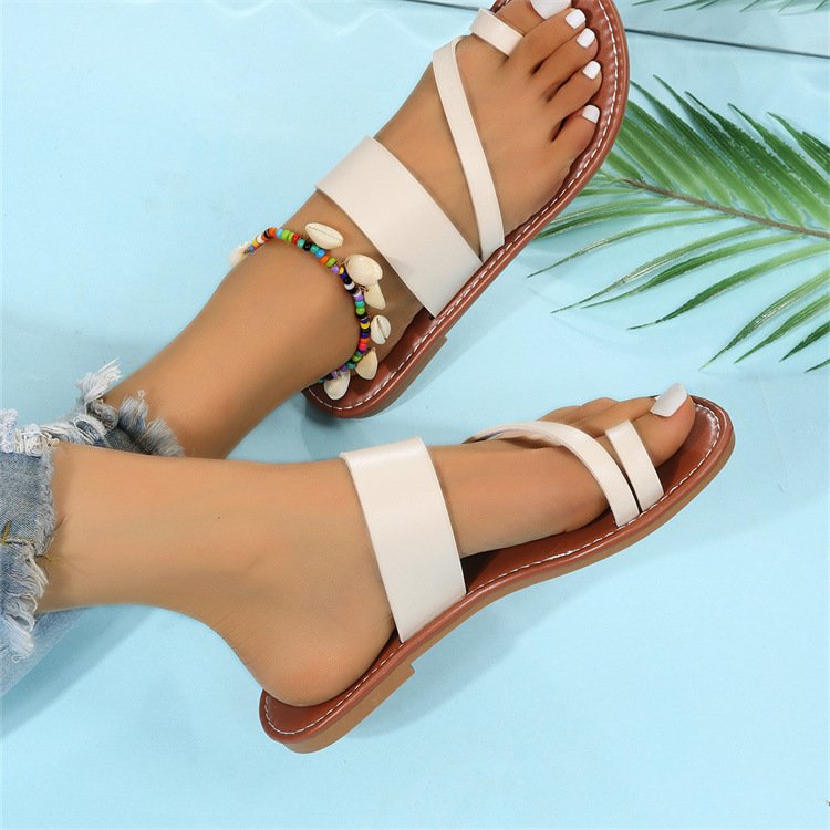 Flat Slippers Fashion Outdoor Thong Sandals Casual Beach Shoes Women - Image 7