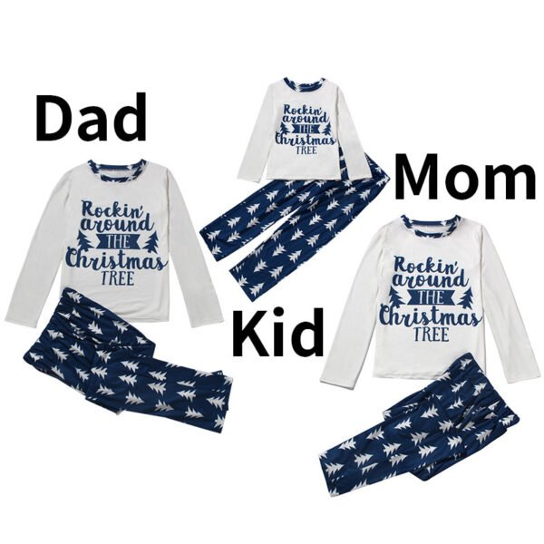 Autumn And Winter New Style European And American Fashion Printed Casual Parent-child Suit - Image 5