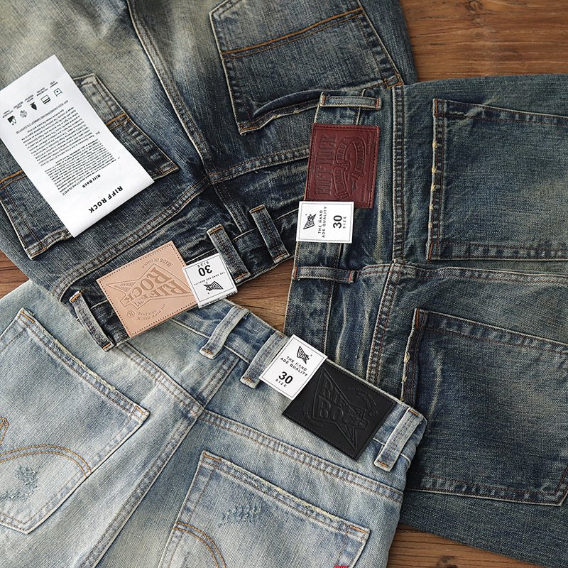 Heavy Retro Jeans Loose Casual Men - Image 3