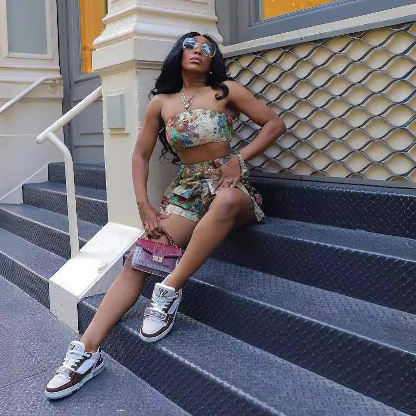 Women's Clothing Street Retro Flower Court Suit - Image 5