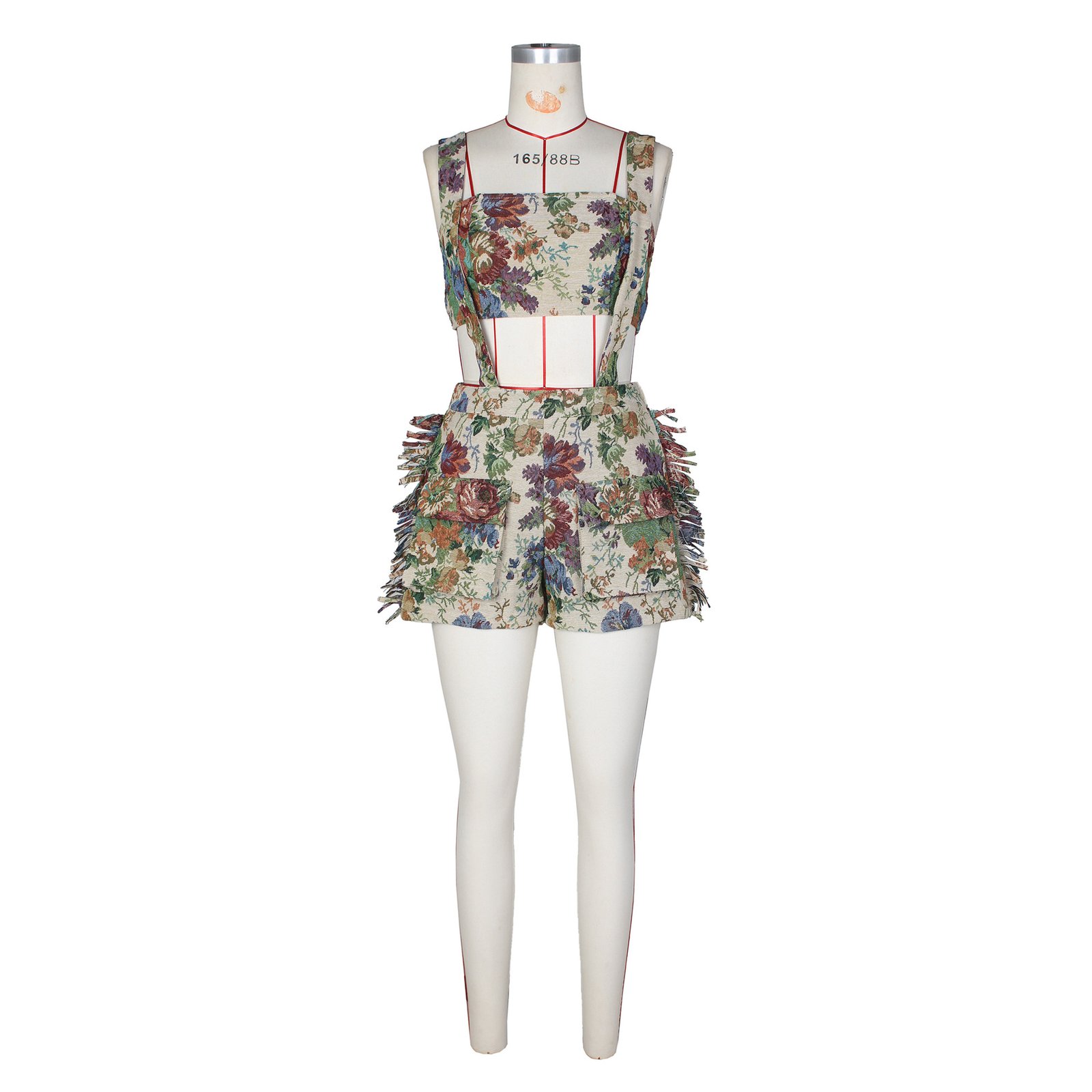 Women's Clothing Street Retro Flower Court Suit - Image 2