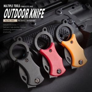 F1 Red Ink Orange Knife Three-piece Set