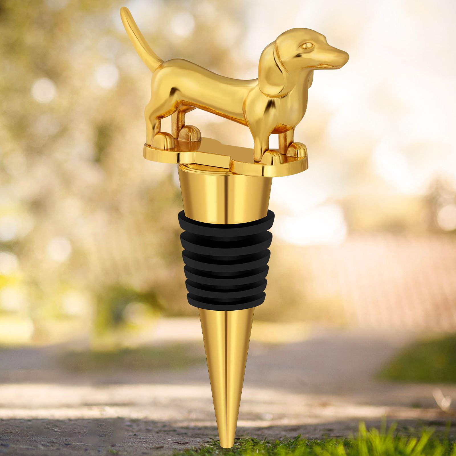 A Dachshund-shaped Red Wine Stopper, A Household Wine Champagne Stopper, An Interesting Dachshund Dog Wine Stopper, Suitable For Men And Women's Birthday Gifts, Halloween, Christmas, Father's Day, Mot - Image 9
