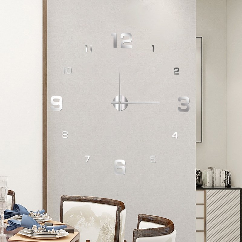 Perforation-free European-style Creative Digital Clock - Image 2