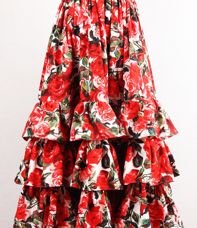 European And American Catwalk Cake Dress - Image 3
