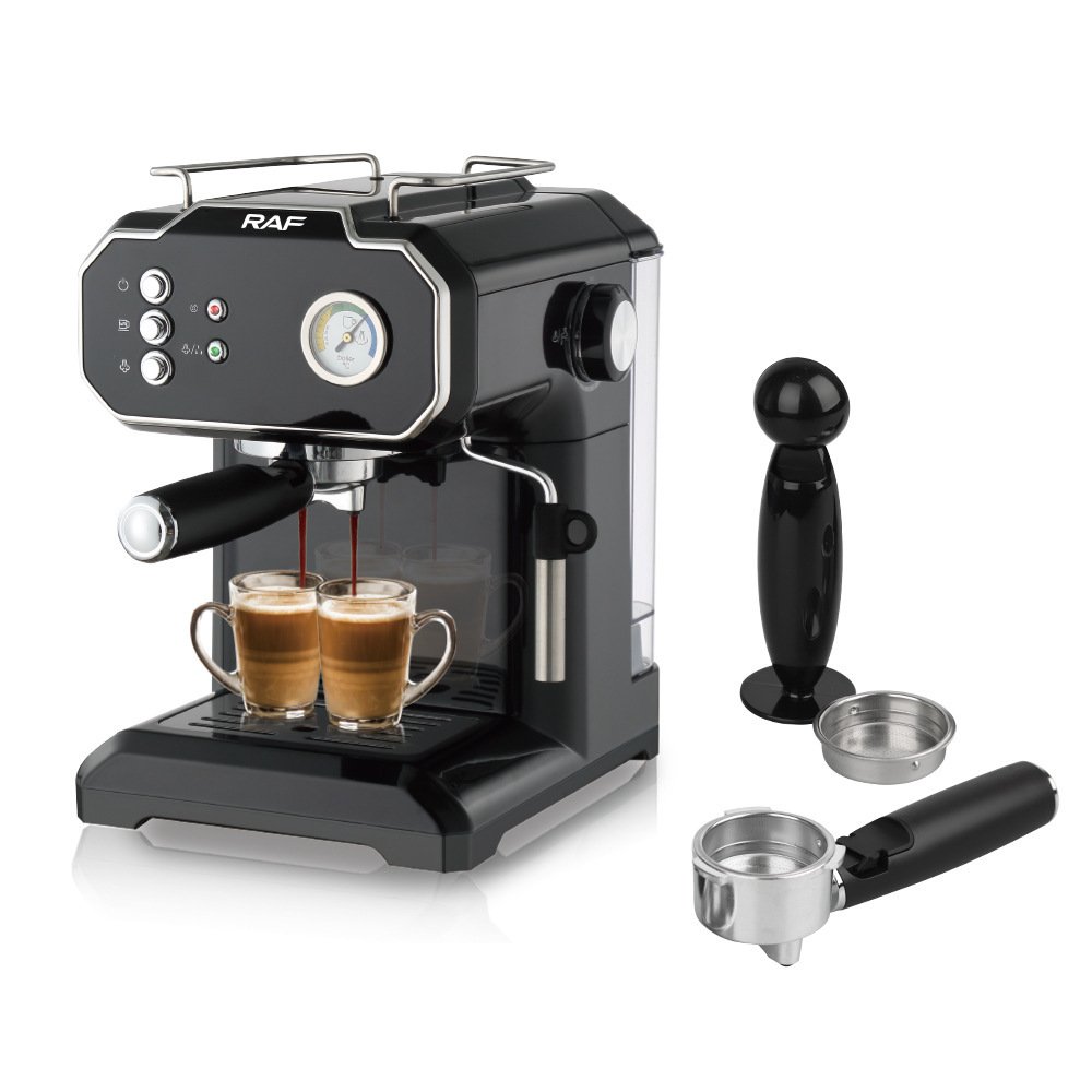 Household Small Semi-automatic High Pressure Steam Milk Froth Coffee Machine - Image 3
