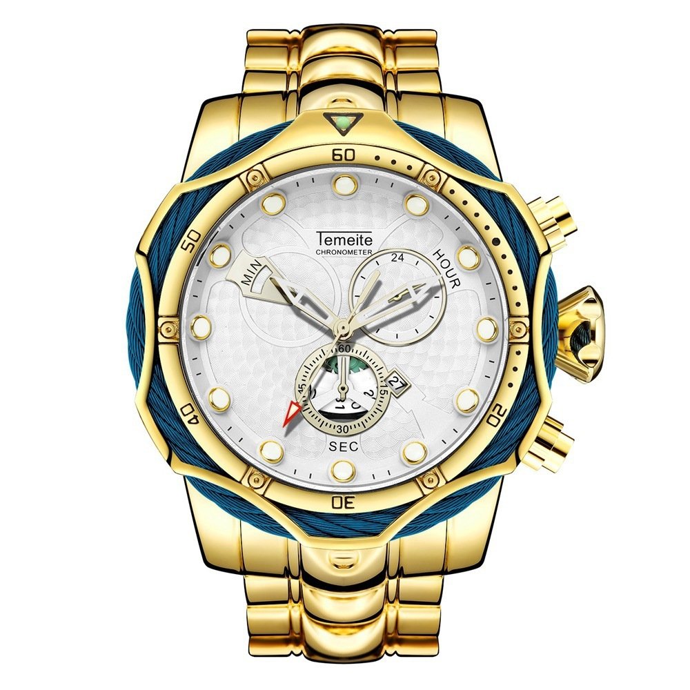 Men's Hot Watch Steel Band Quartz - Image 3