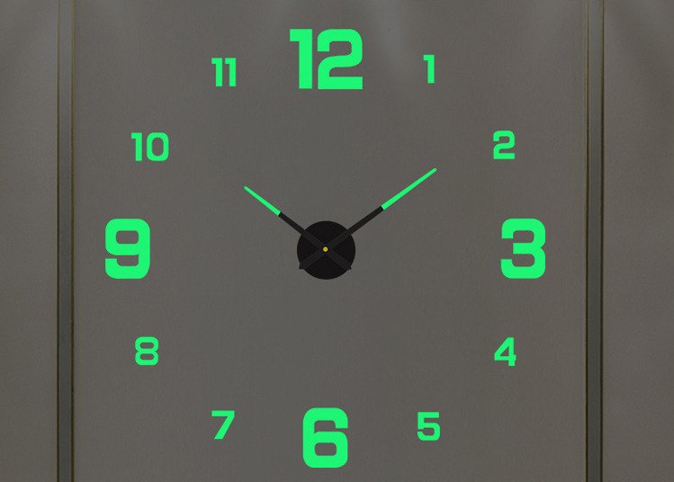Perforation-free European-style Creative Digital Clock - Image 5