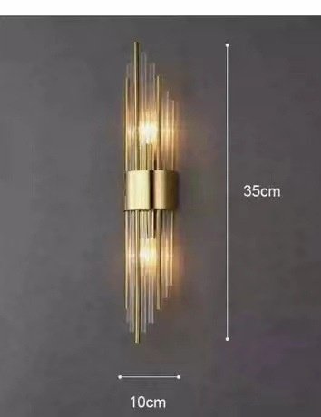 Lamp In The Living Room Crystal TV Background Wall Lamp - Image 5