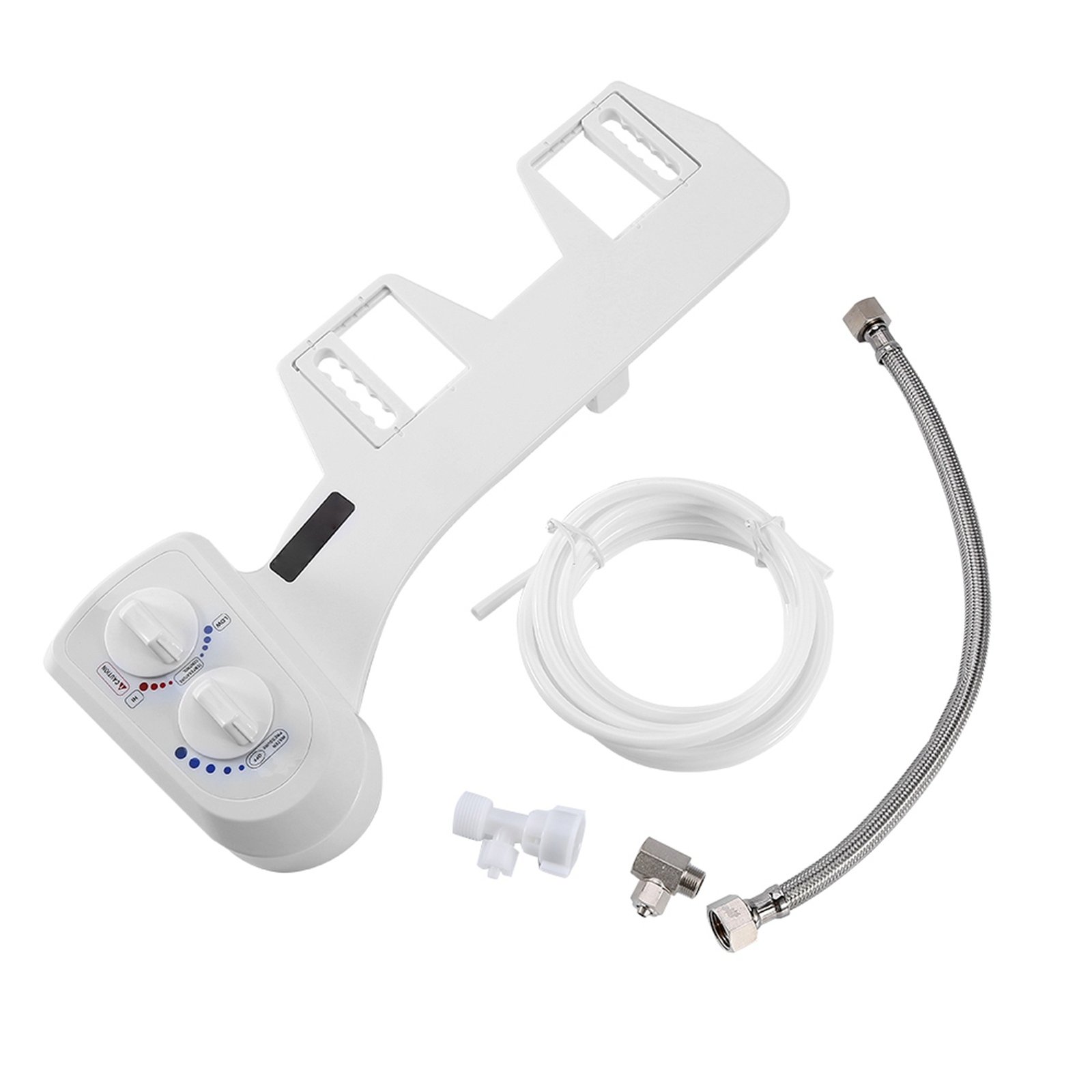 Self Cleaning Single Nozzle Hot Cold Fresh Water Spray Non Electric Bidet Bathroom Toilet Seat - Image 2