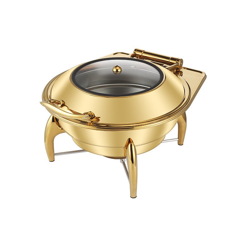 Hotel Restaurant Bufei Golden Stainless Steel Buffet Stove - Image 10