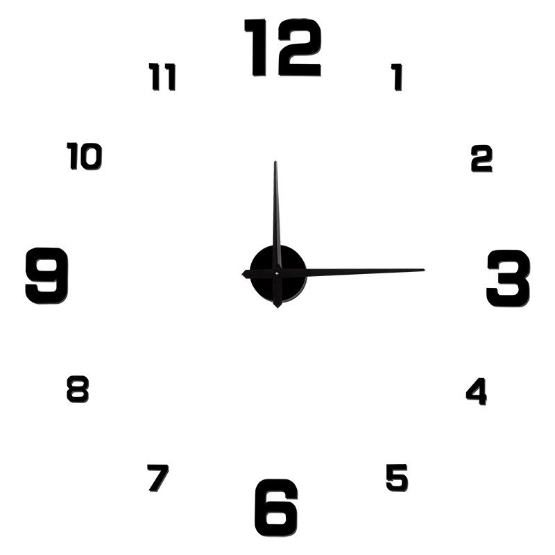 Perforation-free European-style Creative Digital Clock - Image 3