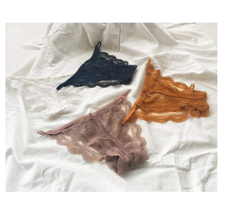 Full Lace Thin Briefs Breathable Panties - Image 2