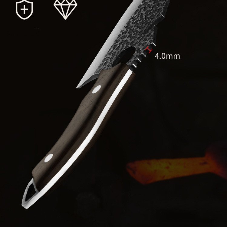 Steel Forging Ring Tactical Kitchen Knife - Image 8