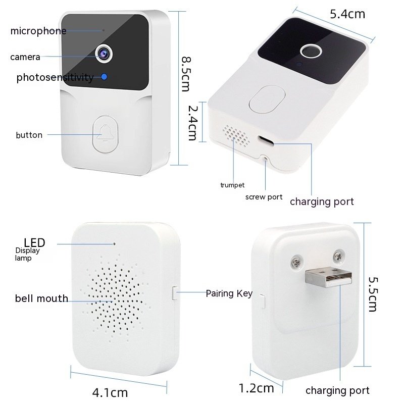 Video Doorbell Wireless Remote Home Monitoring Video - Image 4