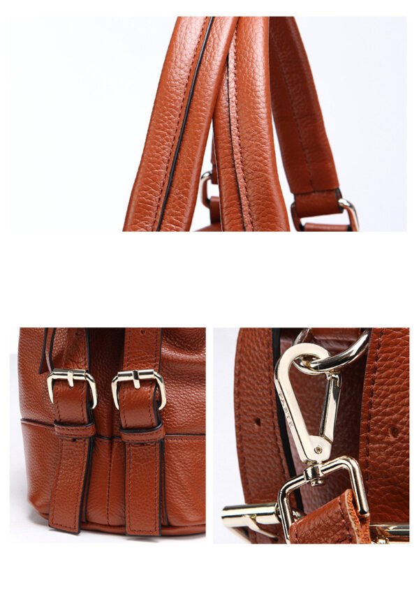 European And American Leather Top Layer Cowhide Bag For Ladies - Image 2