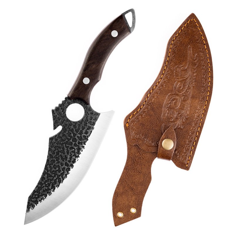 Steel Forging Ring Tactical Kitchen Knife - Image 5