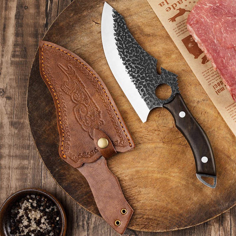 Steel Forging Ring Tactical Kitchen Knife - Image 6