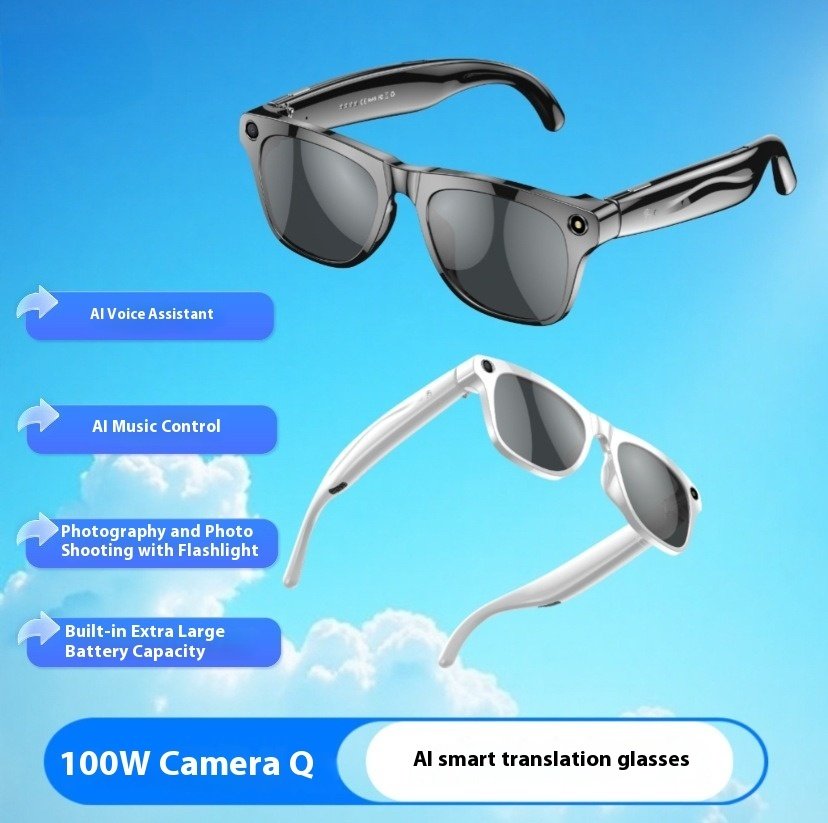 AI Smart Glasses Strap Camera Photo Translation Recognition Bluetooth - Image 5